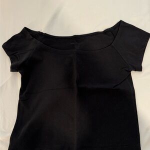Brandy Melville Black Short Sleeve Top